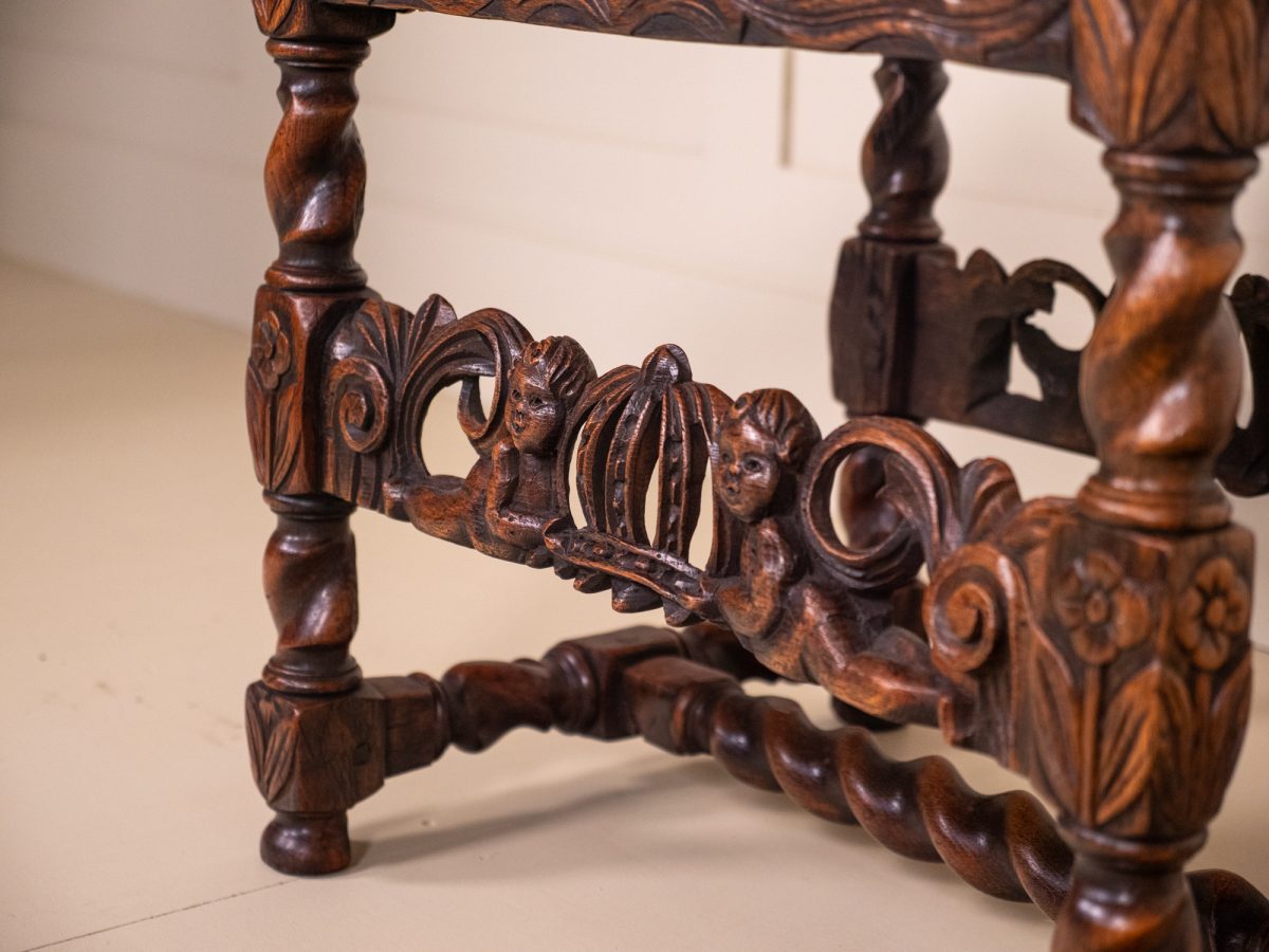 Cane Seat Footstool - Image 6