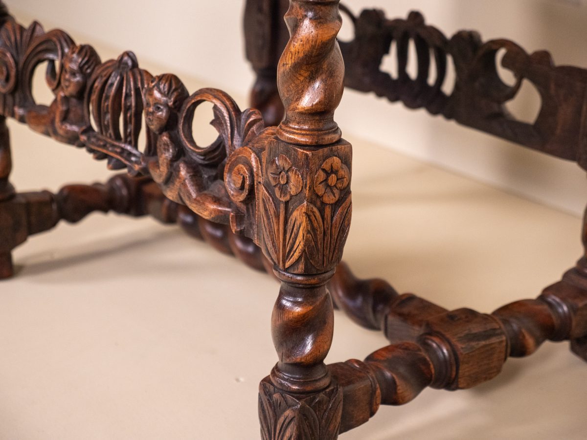 Cane Seat Footstool - Image 5