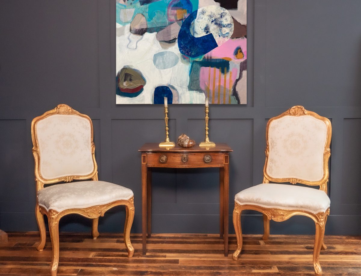 Pair Giltwood Salon Chairs - Image 5