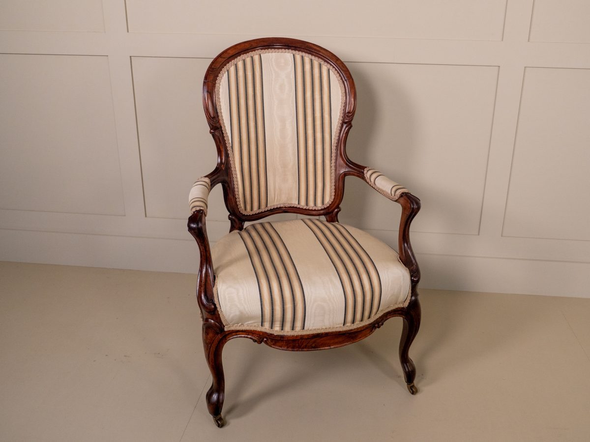 Rosewood Open Armchair