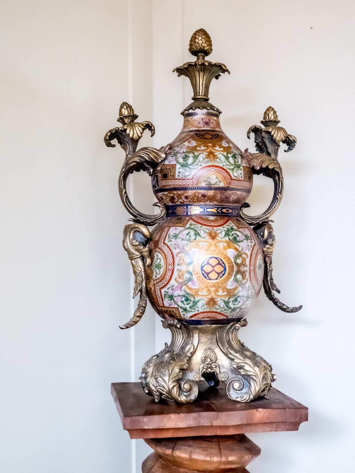 Louis XV Style Ceramic Urn