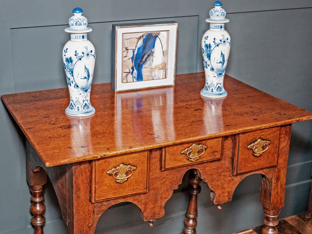 Oak Side Table/Low Boy - Image 2