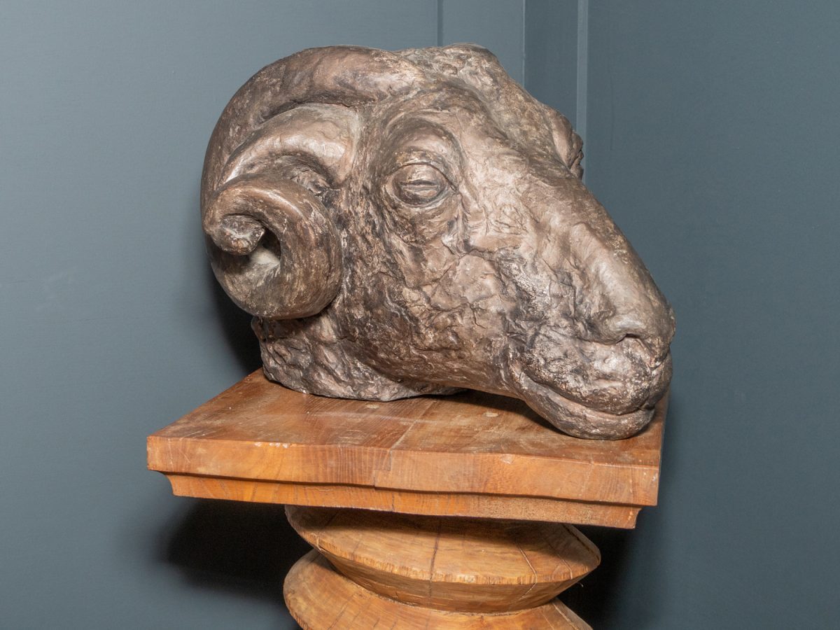 Rams Head Sculpture - Image 2