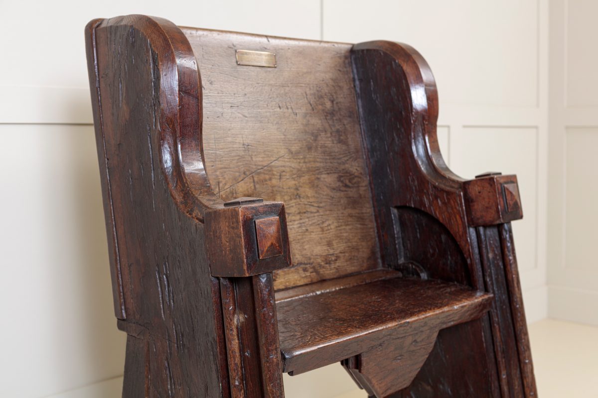 17th Century Oak Pew - Image 6