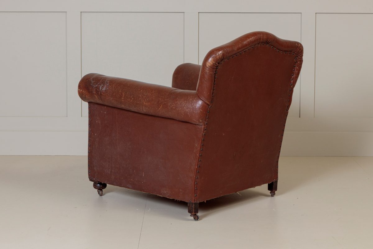 1930's Leather Club Chair - Image 5