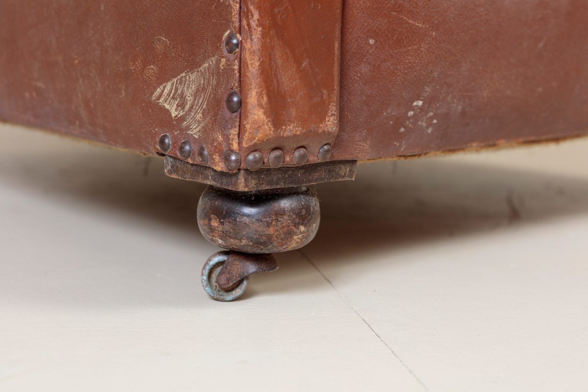 1930's Leather Club Chair - Image 4