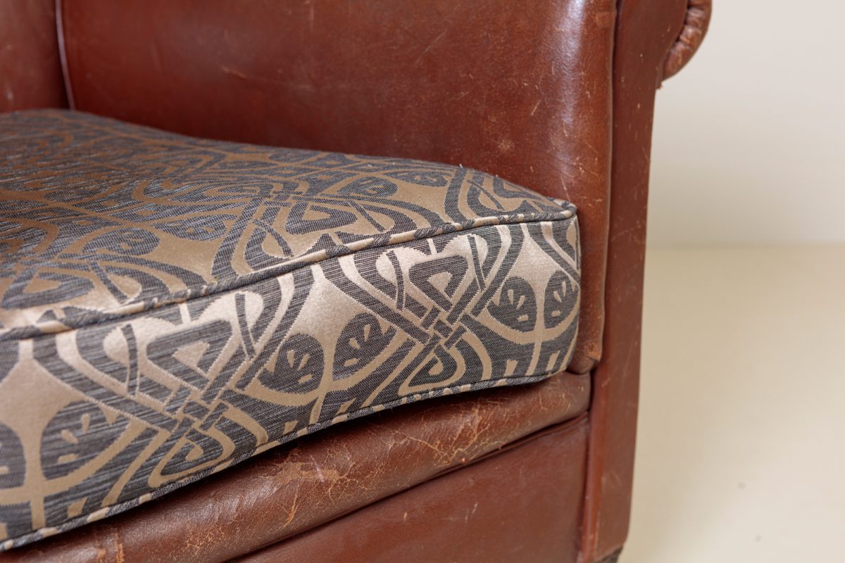 1930's Leather Club Chair - Image 6