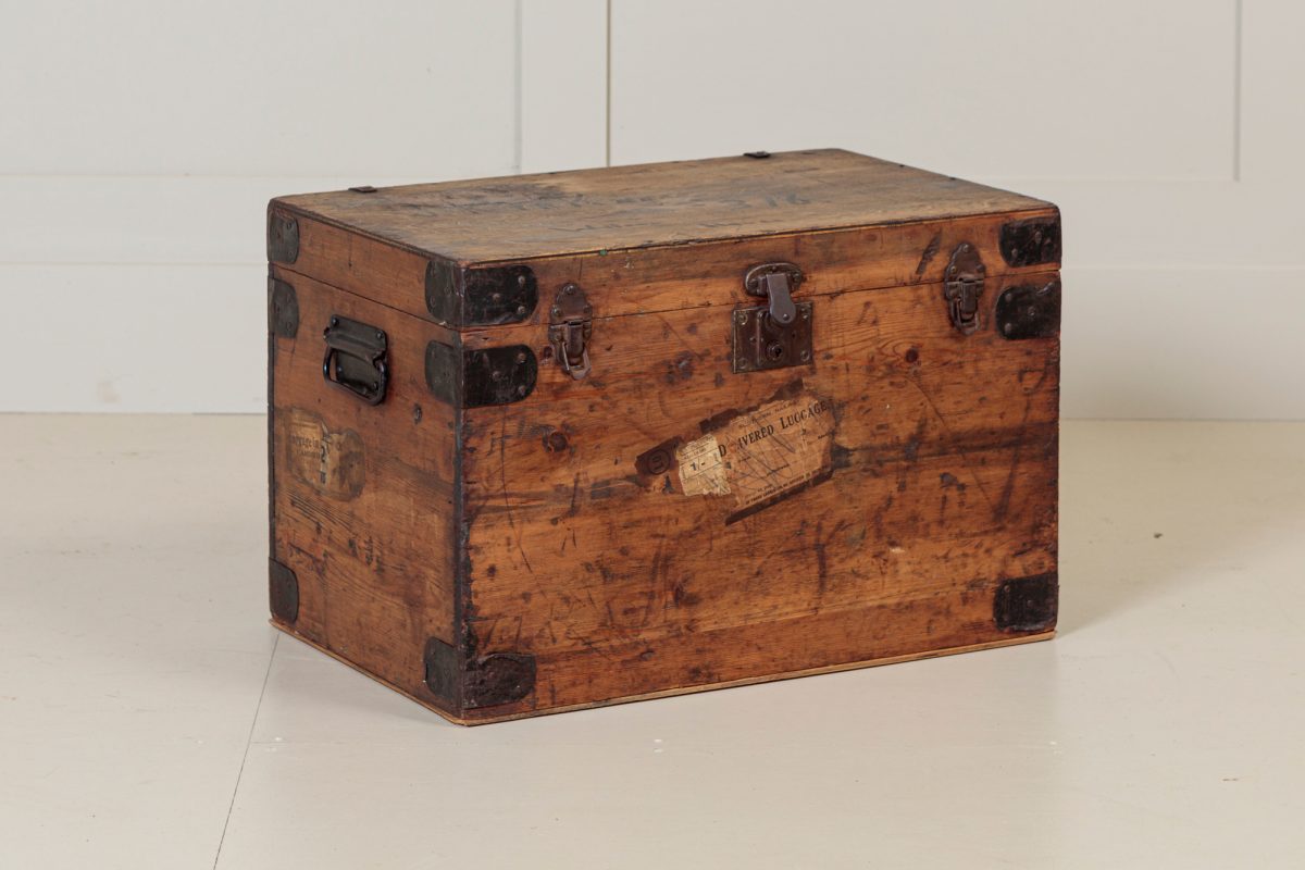 Pair of Vintage Trunks - Image 2