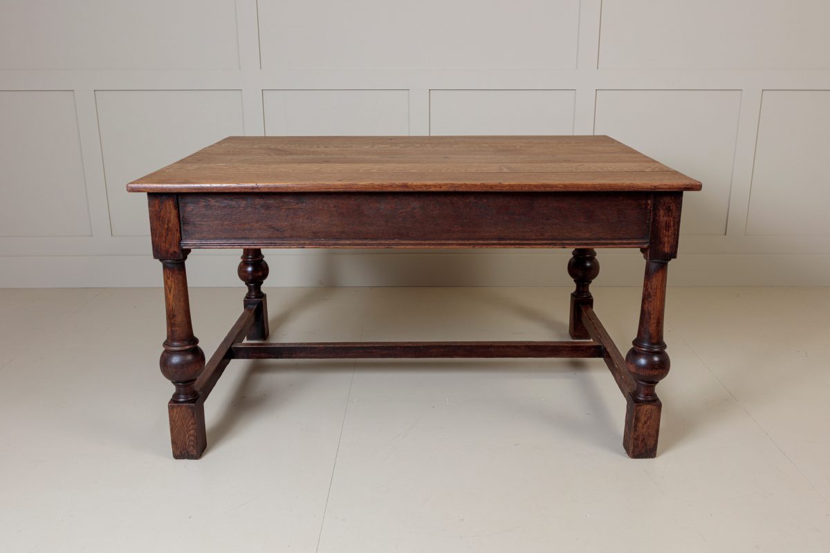 Antique Oak Farmhouse Table - Image 4