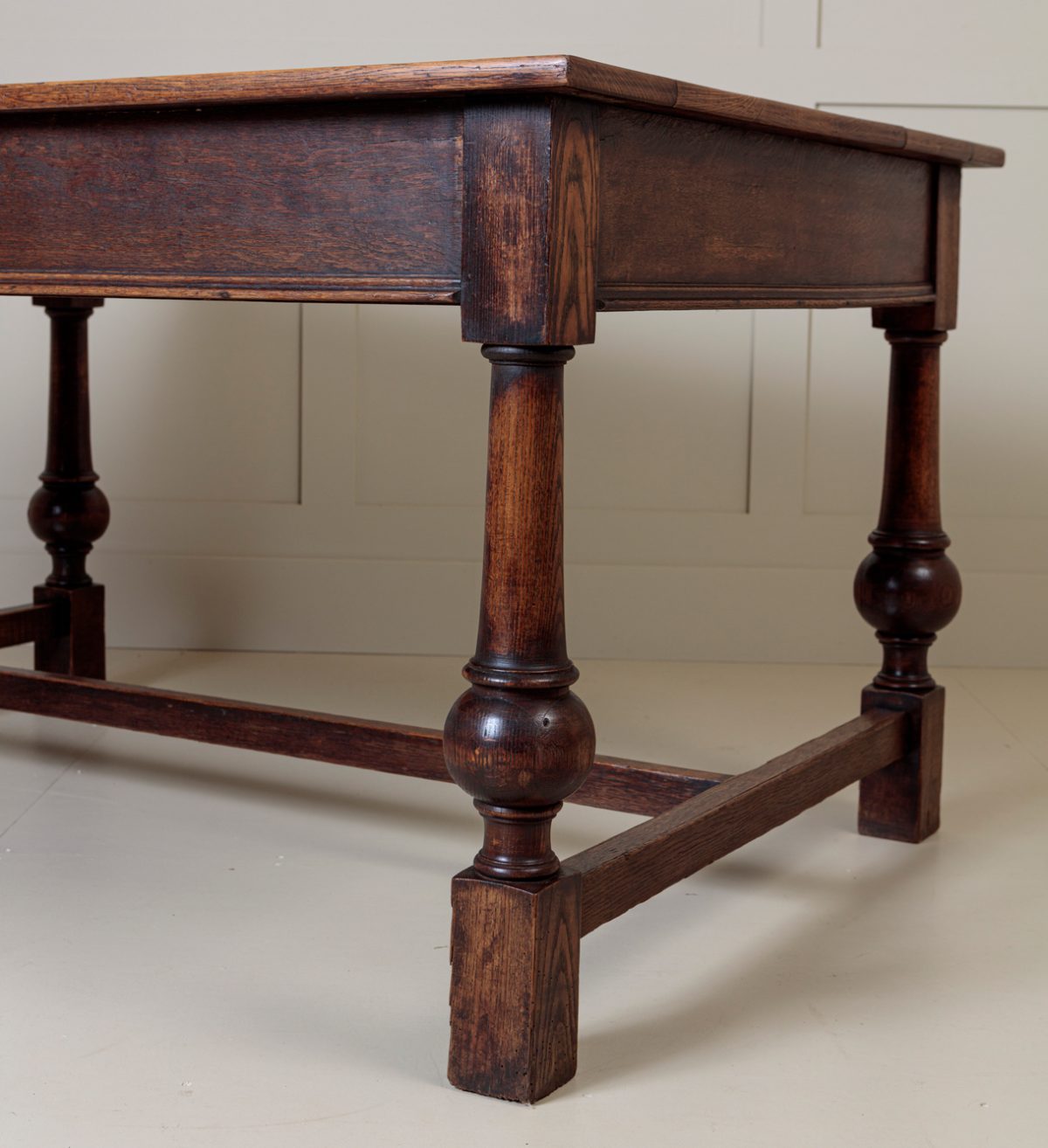 Antique Oak Farmhouse Table - Image 5