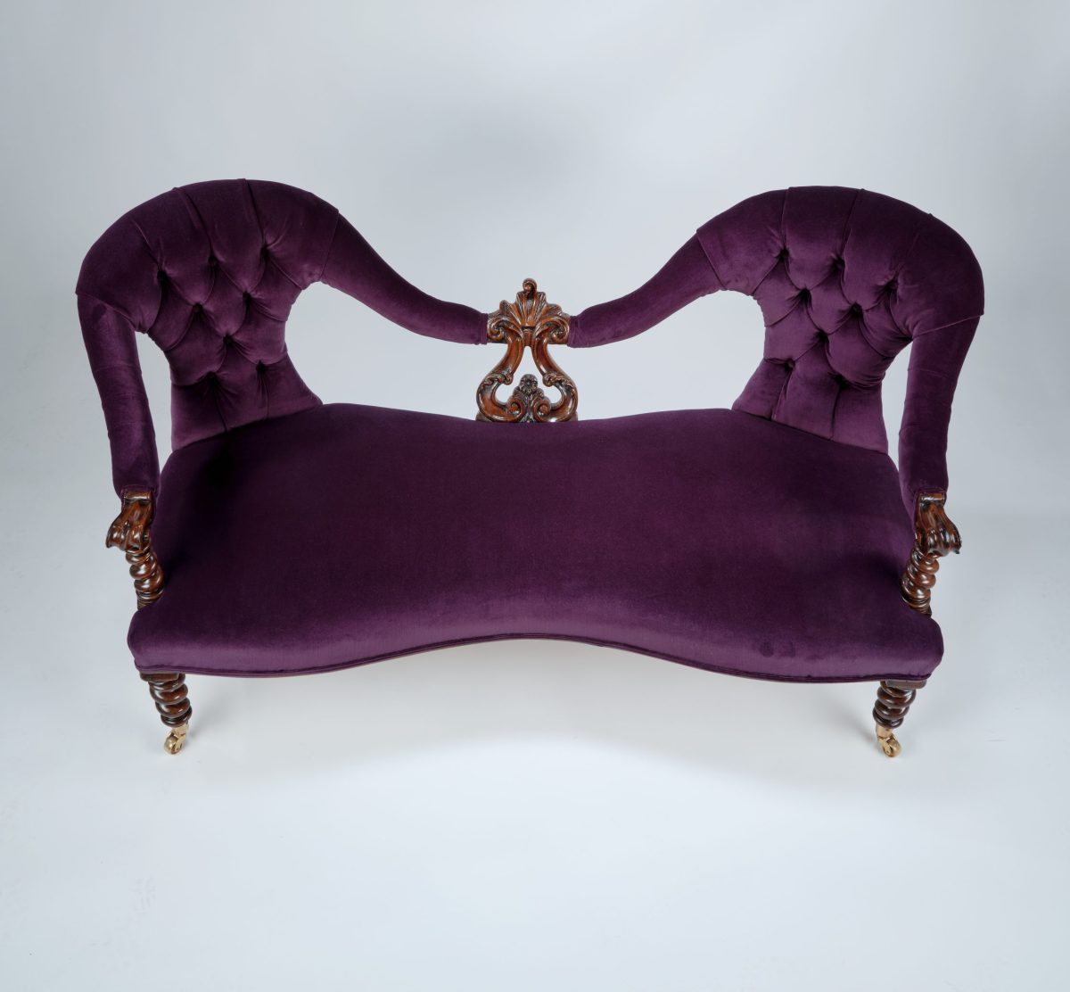 Victorian Rosewood Sofa - Image 3