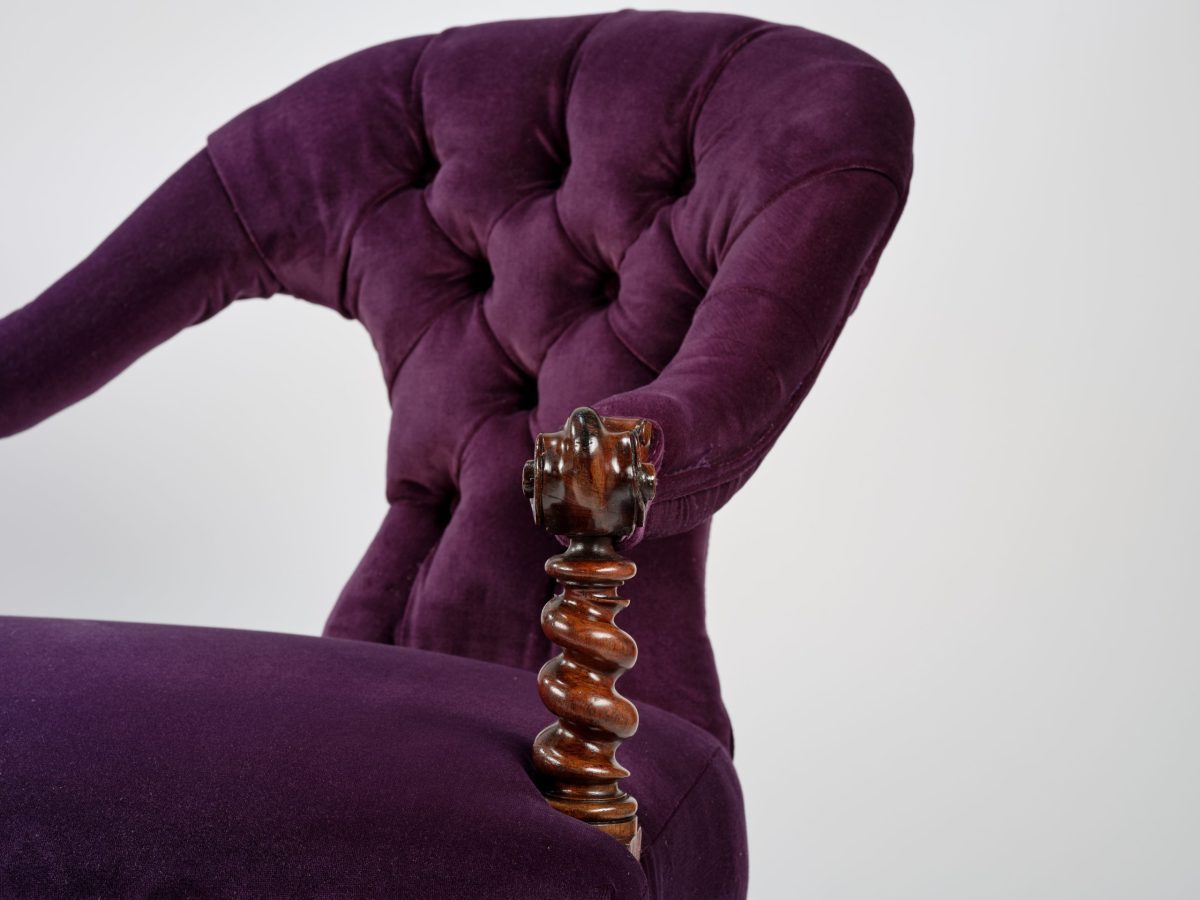 Victorian Rosewood Sofa - Image 4