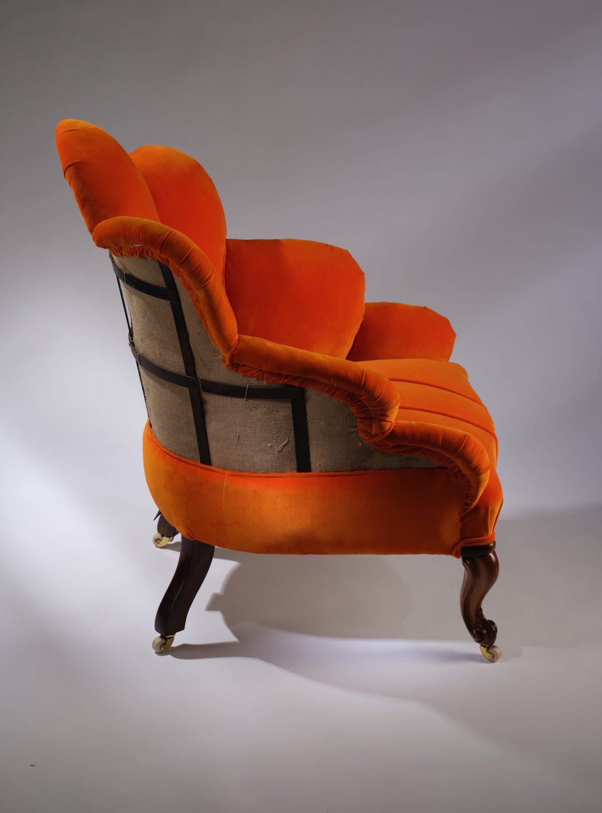 Orange Scallop Chair - Image 2