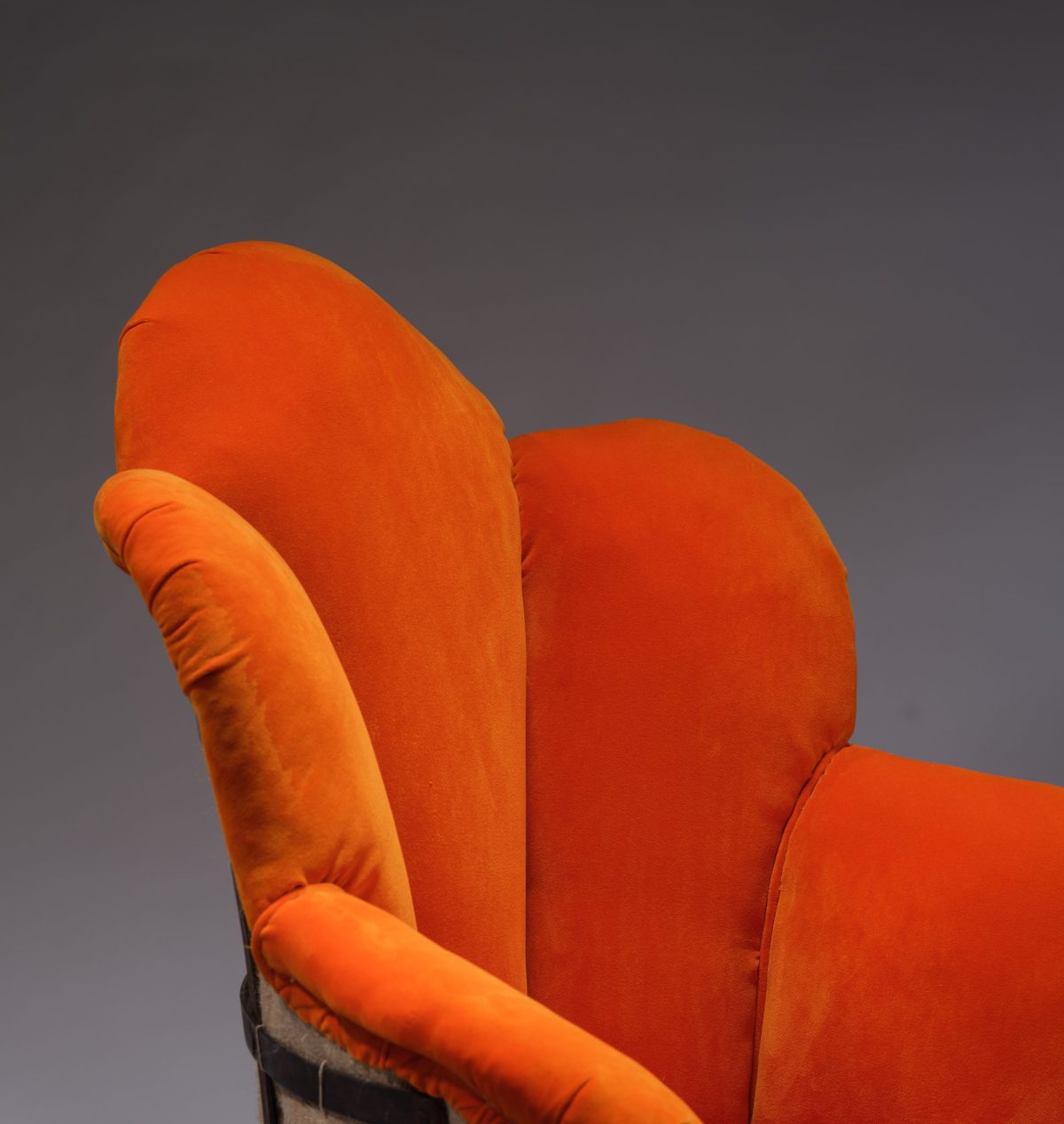 Orange Scallop Chair - Image 4