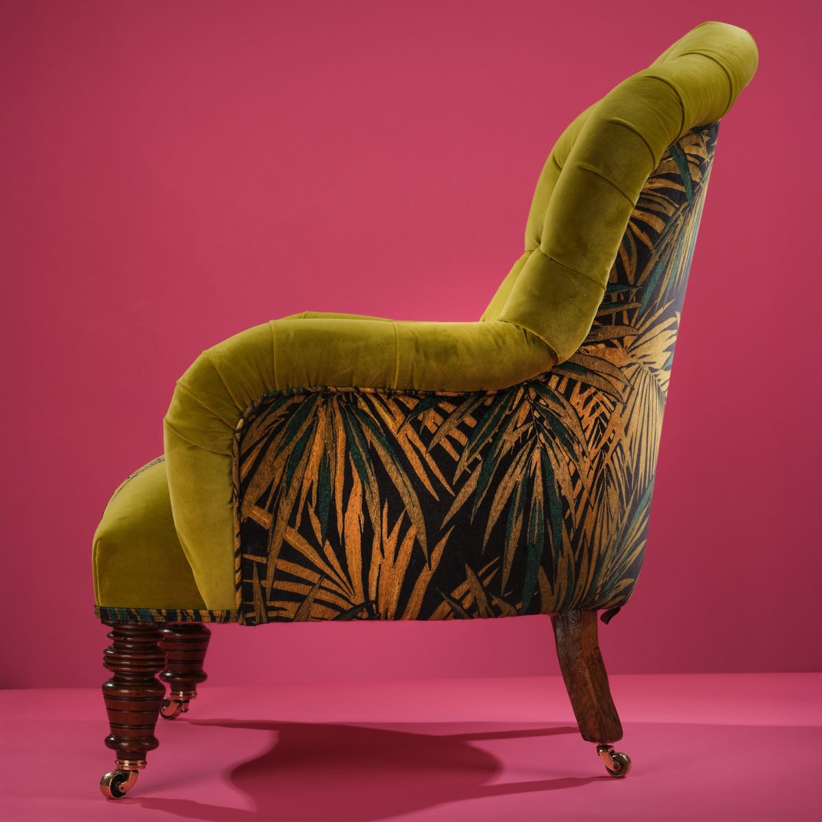 The Palm Tree Justice Chair & Footstool - Image 4