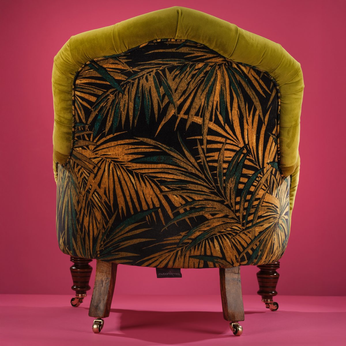 The Palm Tree Justice Chair & Footstool - Image 6