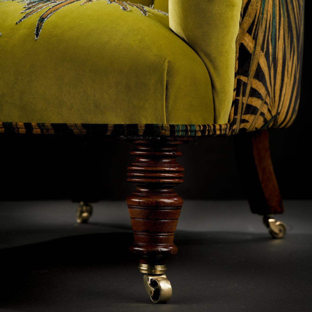 The Palm Tree Justice Chair & Footstool - Image 7