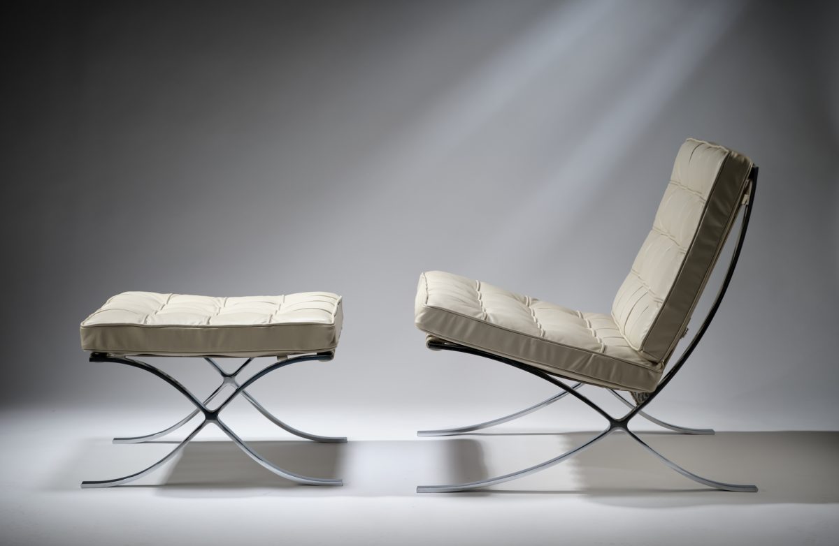 Barcelona Chair & Ottoman - Image 4