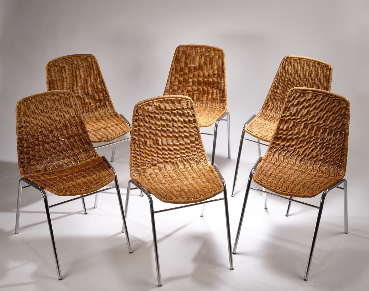 Gian Franco Legler Basket Chairs - Image 6