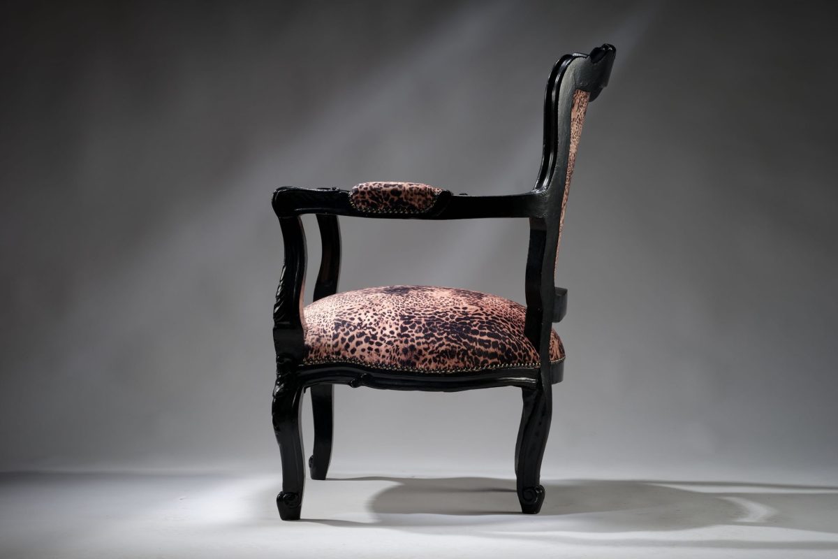 Leopard Rococo Chair - Image 4