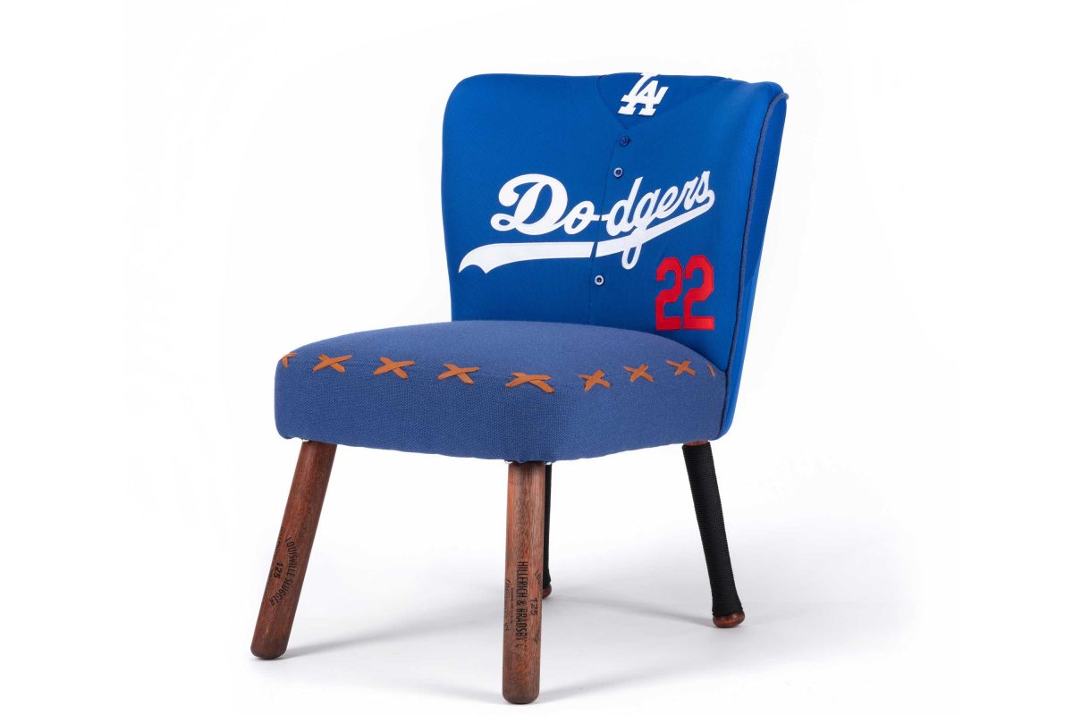Vintage ‘Dodgers’ Baseball Chair