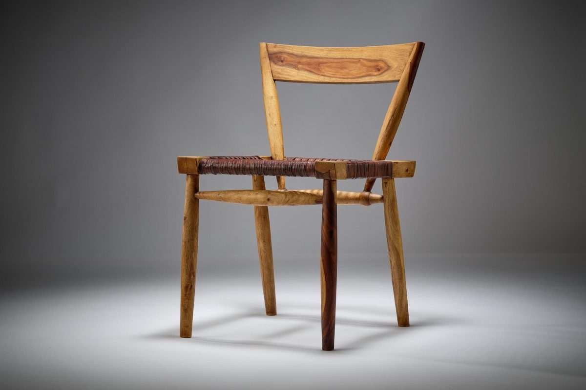 Leather Strung Chair