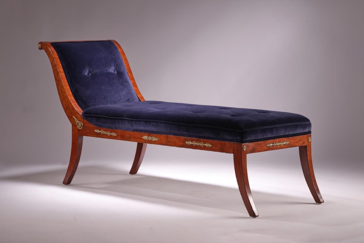 French Empire Chaise