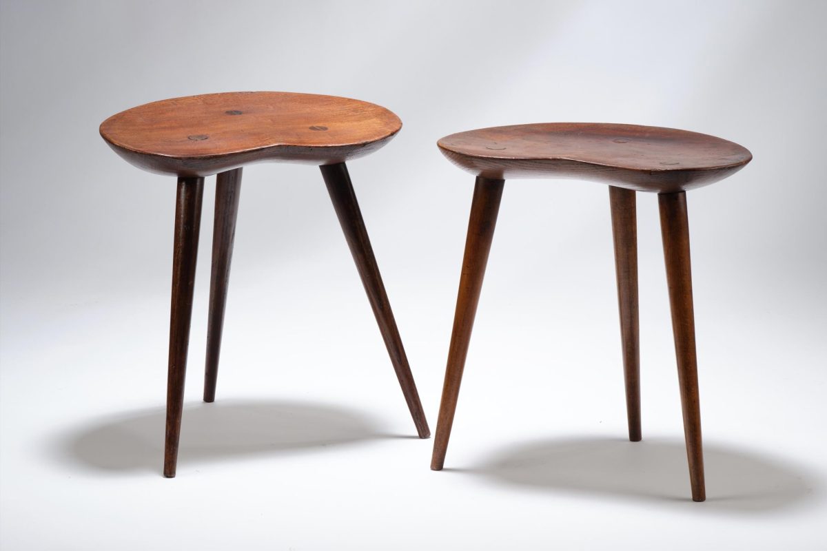 Tapered Tripod Stools - Image 5