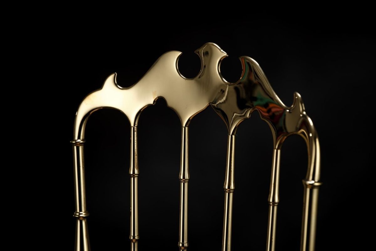 Solid Brass Dining Chair - Image 4