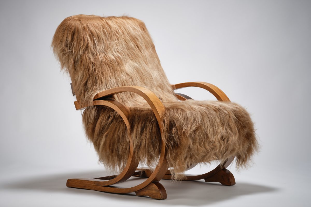 Marcel Breuer Sheepskin Chair