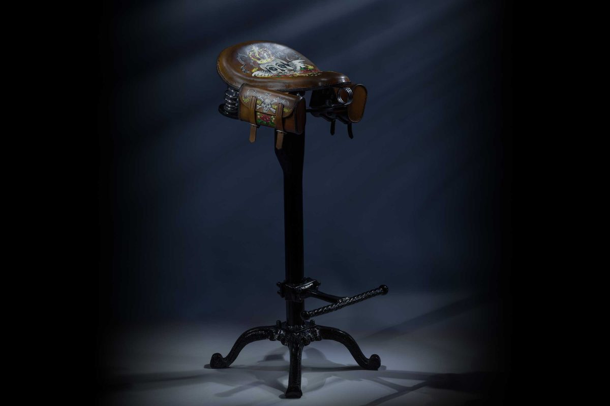 The ‘Harley Bobber’ Bar Stool